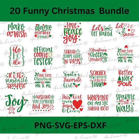 Funny Christmas Svg Bundle Funny Quotes Svg Christmas Quotes Svg