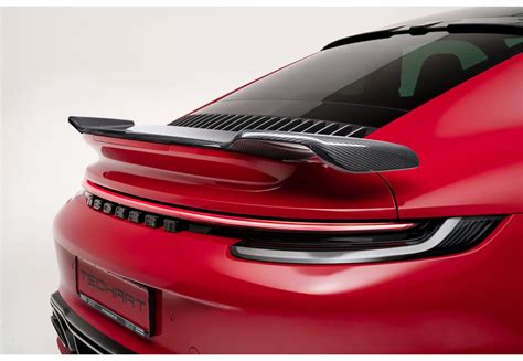 Porsche 911 Turbo 992 Techart Rear Spoiler Carbon