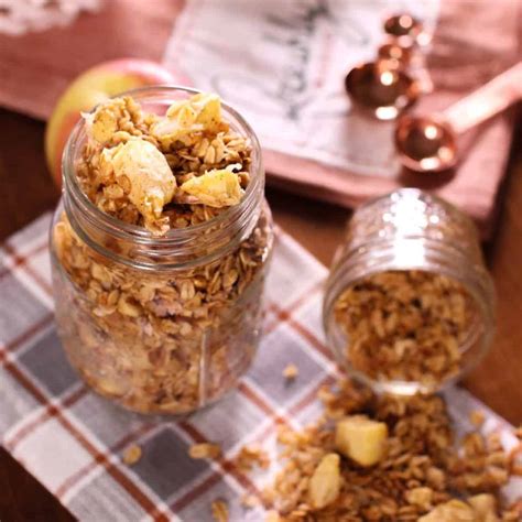 Apple Granola Recipe Small Batch One Dish Kitchen