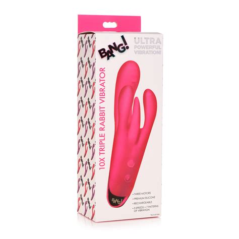 Bang Triple Rabbit Vibrator Pink