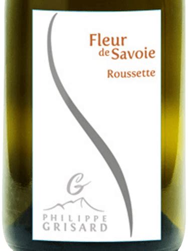 2019 Philippe Grisard Fleur De Savoie Roussette Vivino US