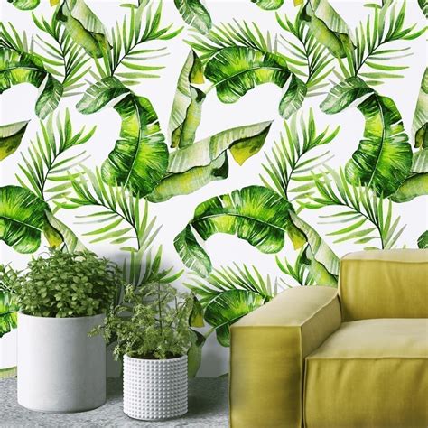 Tropical Watercolor Wall Decor Moonwallstickers