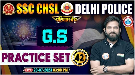 Delhi Police 2023 Gs For Delhi Police Delhi Police Gs Practice Set 42