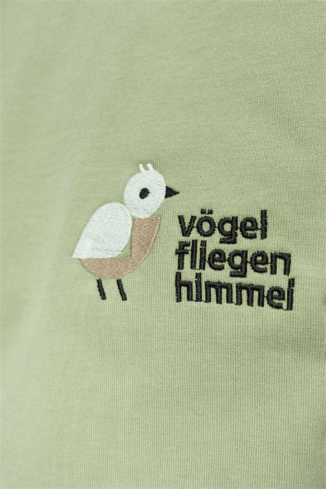 BUCHNER - Футболка с птичкой Vögel, оливковый