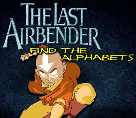 The Last Airbender Find The Alphabets Play Online On Flash Museum