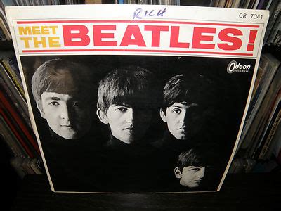 Popsike The Beatles Meet The Beatles Japan Odeon Records 1964 RED