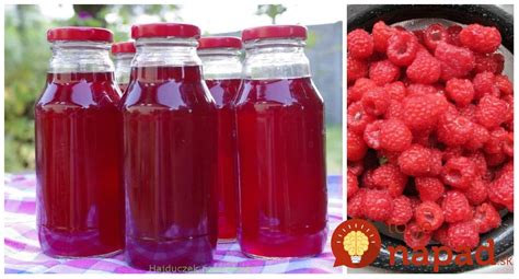 Fantastický domáci malinový sirup, ktorý vyrobíte len z 1 šálky malín ...