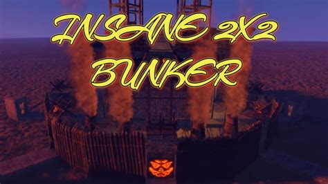 Insane Small Group Floor Stacked X Bunker Base Rust Youtube