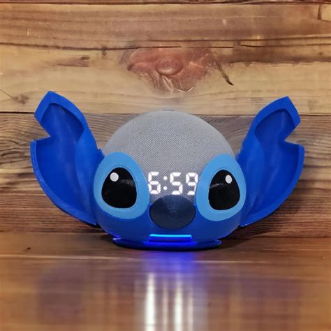 Suporte Alexa Echo Dot E Echo Dot Stitch Filme Lilo E Stitch