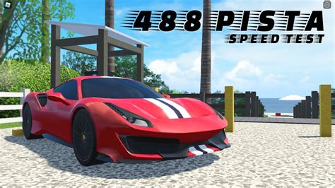 Ferrari Pista Speed Test Southwest Florida Roblox Youtube