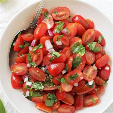 Fresh Cherry Tomato Salsa Cook Nourish Bliss