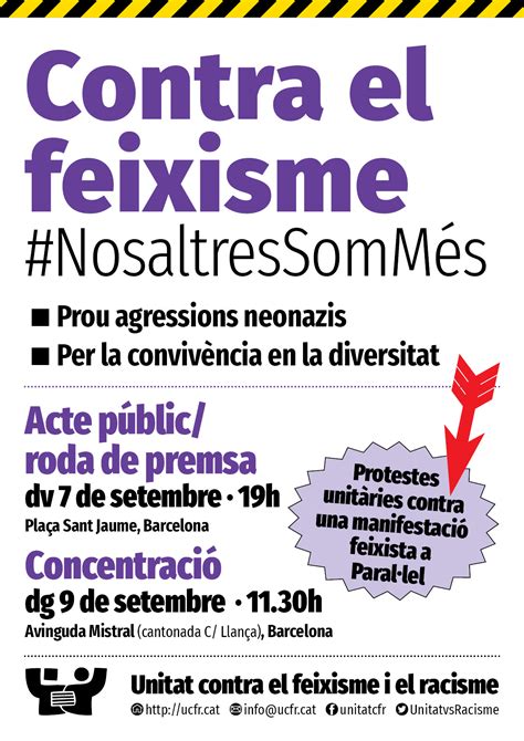 Contra El Feixisme Nosaltressomm S Accions El S I S Unitat