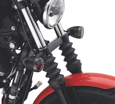 Harley Davidson Kit De Repositionnement Des Clignotants Avant Noir