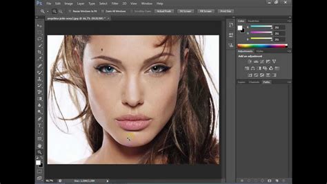 photoshop cs6 göz rengi değiştirme angelına jolıe YouTube