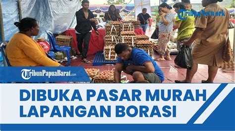 Daftar Harga Sejumlah Bahan Pokok Di Pasar Murah Lapangan Borasi