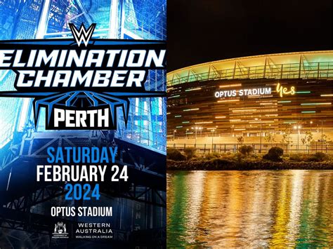 Wwe Officially Announces Elimination Chamber At Optus Stadium In