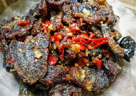 Resep Dendeng Balado Kering ala RM Padang oleh Dewi Pujia - Cookpad