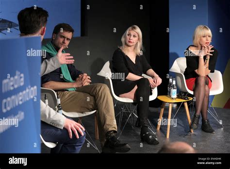 Marija Aljochina And Nadeschda Tolokonnikowa From The Band Pussy Riot At The Media Convention