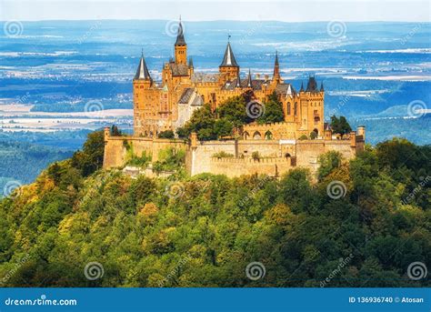 Hohenzollern Castle in the Black Forest, Germany Stock Photo - Image of