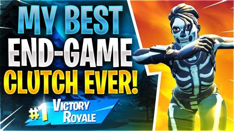 The Greatest Clutch In Fortnite History Youtube