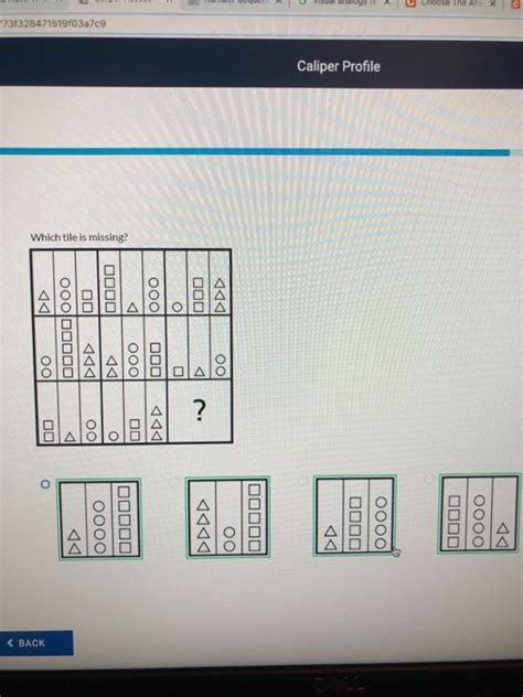 Caliper Test Question 68