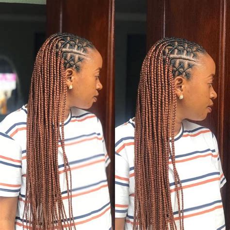 30 Criss Cross Knotless Braids For A Unique Twist BlacksHome