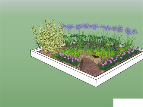 15 Modelos De Sketchup De Macizos De Flores