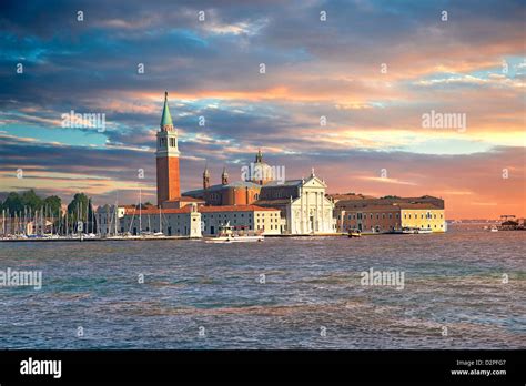 The Island Of San Giorgio Maggiore Venice Stock Photo Alamy