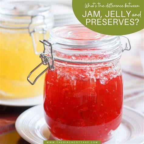 What's the difference between Jam, Jelly and Preserves? - The Birch Cottage