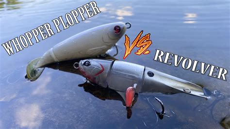 TopWater Whopper Plopper Vs Googan Baits Revolver UnderWater Lure