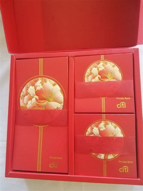 1 Box Citi Private Bank 2020 Red Packet Ang Pow Hong Bao Hobbies