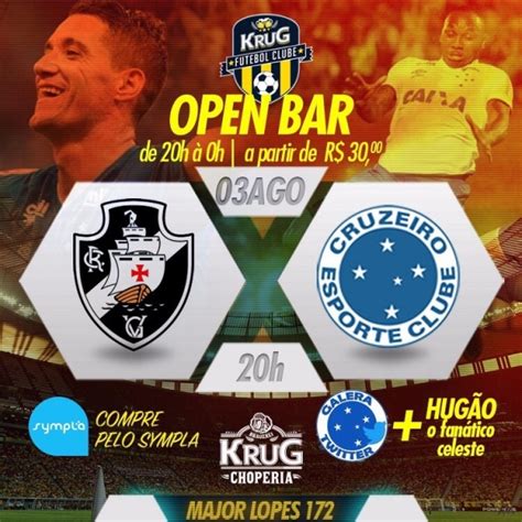 Krug Futebol Clube Open Bar Em BELO HORIZONTE Sympla