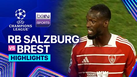 Rb Salzburg Vs Brest Highlights Uefa Champions League Vidio