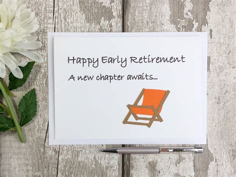 Happy Retirement Card Etsy