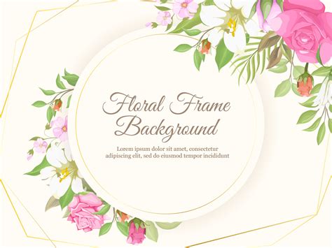 Wedding Banner Background Floral Design Graphic by lukasdediz ...