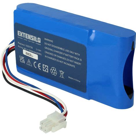 Extensilo Replacement Battery Compatible With Yard Force Amiro