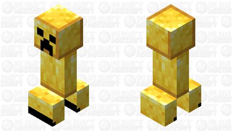 The Golden Creeper Minecraft Mob Skin