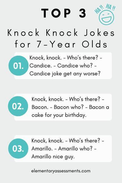 41 Delightfully Funny Knock Knock Jokes for 7 Year Olds