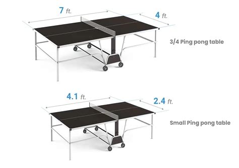 Ping Pong Table Dimensions (Regulation & Home Sizes) - Designing Idea