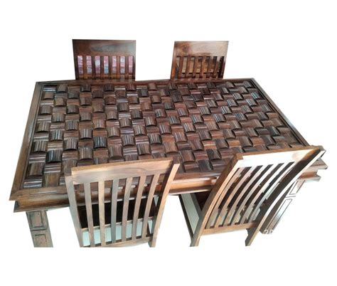4 Seater Sheesham Wood Dining Table Set at Rs 45000/set | Pune | ID ... 
