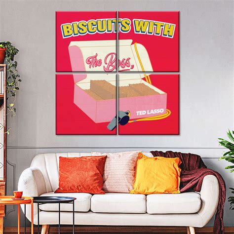 Ted Lasso Biscuits With The Boss Wall Art | Digital Art