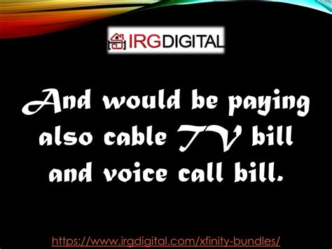 PPT - Xfinity Bundles PowerPoint Presentation, free download - ID:8310425