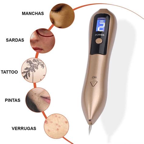 Caneta Jato De Plasma Despigmentadora Intensidades Lanterna Led