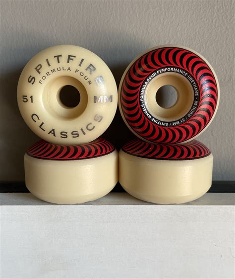 Spitfire Formula Four Classic Mm D Wheels Set Of Fa Skates