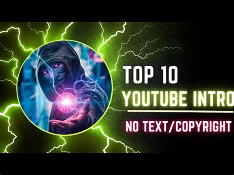 Top Best Intro Templates For Youtube Without Text No Copyright