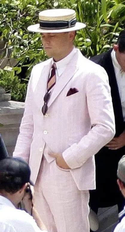 Shop The Great Gatsby Leonardo Dicaprio Suit Pink Suit 801