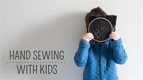 Hand Sewing with Kids - telafante