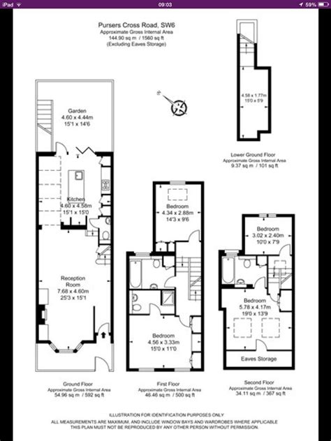 Terraced House Loft Conversion Floor Plan Floorplans Click