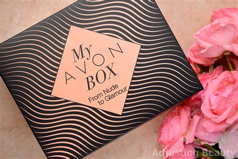 My Avon Box From Nude To Glamour Adjusting Beauty