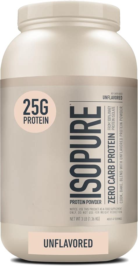 Amazon Isopure Zero Carb 100 Pure Whey Isolate Protein Powder